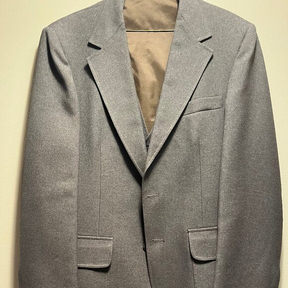 Men's Suit Jacket and Vest - Picture 1 of 6